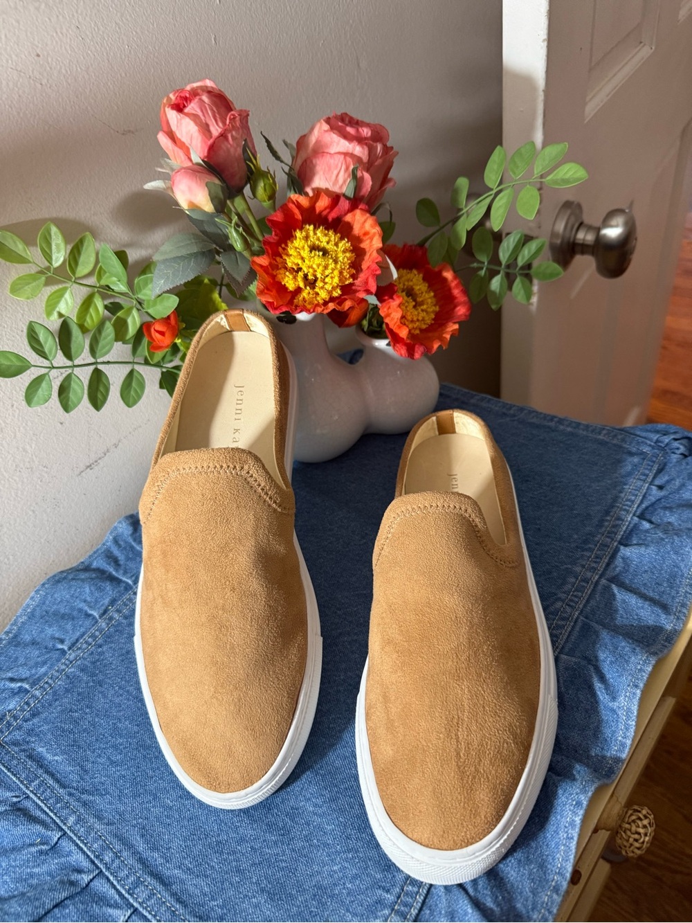Jenni Kayne NEW Handmade Italian Suede Mule Sneaker